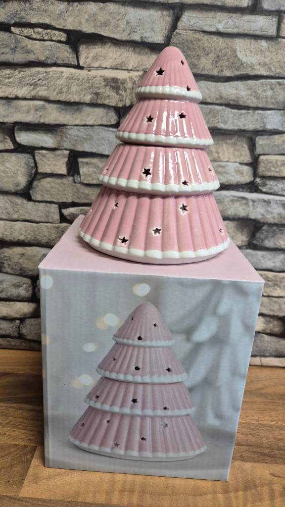 Pink Christmas Tree Oil / Wax Burner