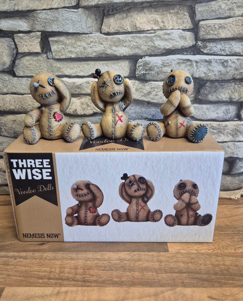 Set Of 3 Voodoo Ornaments