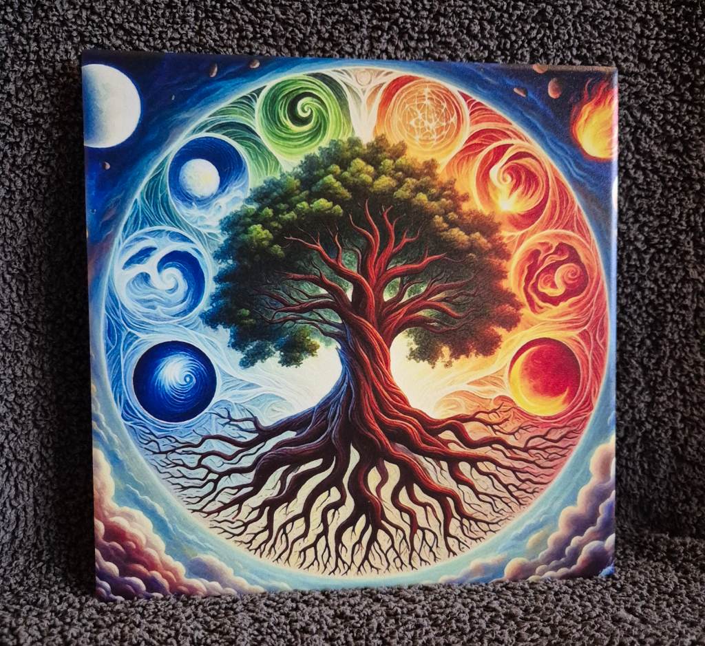 THE TREE OF LIFE 8X8 CERAMIC TILE