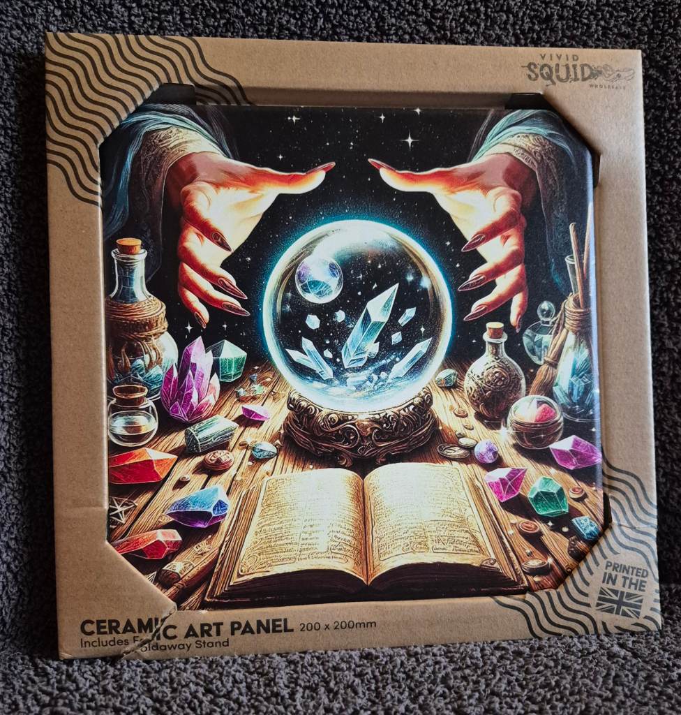 THE CRYSTAL BALL 8X8 CERAMIC TILE