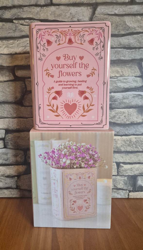 Book Style Vase - Pink