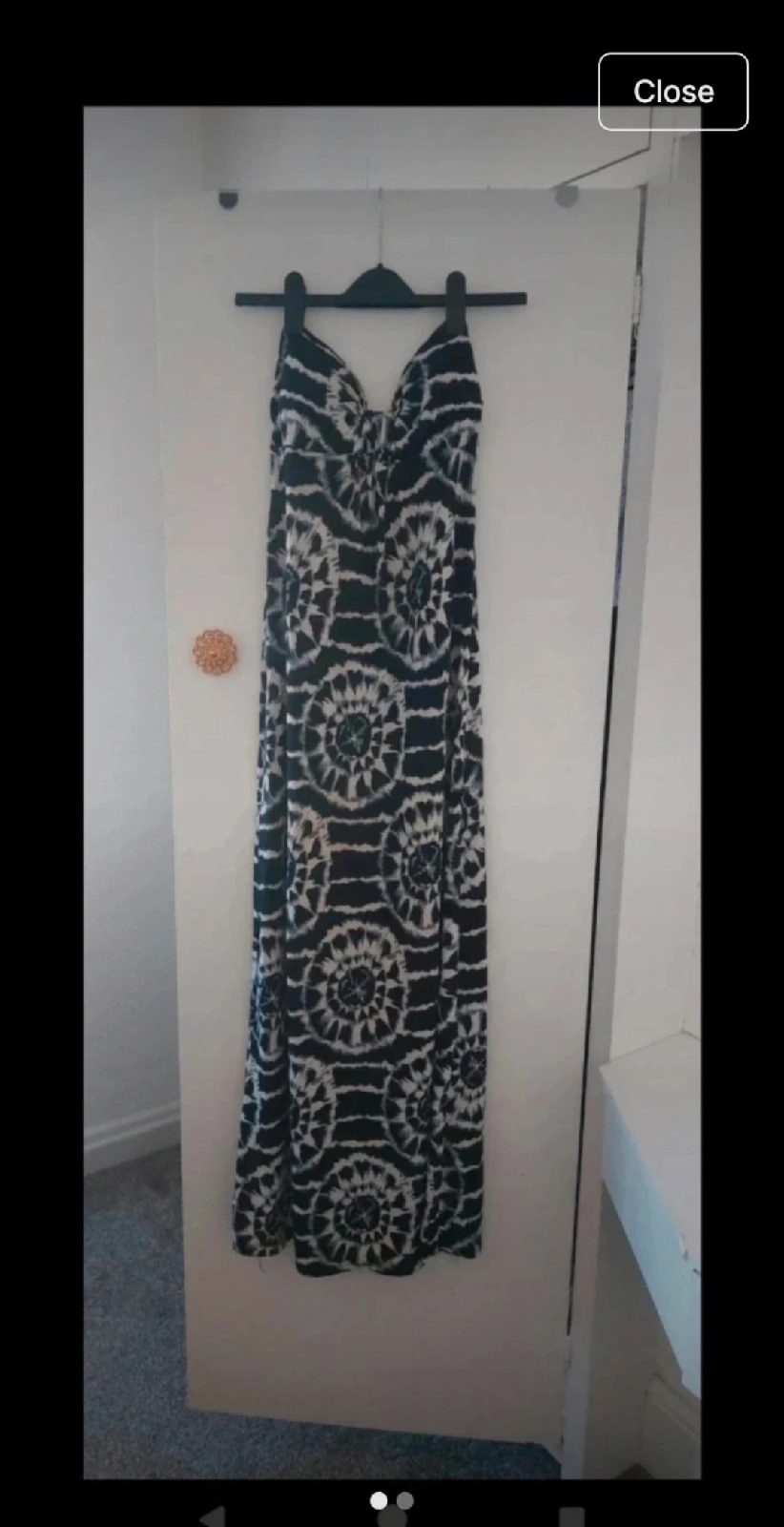 Strapless long dress