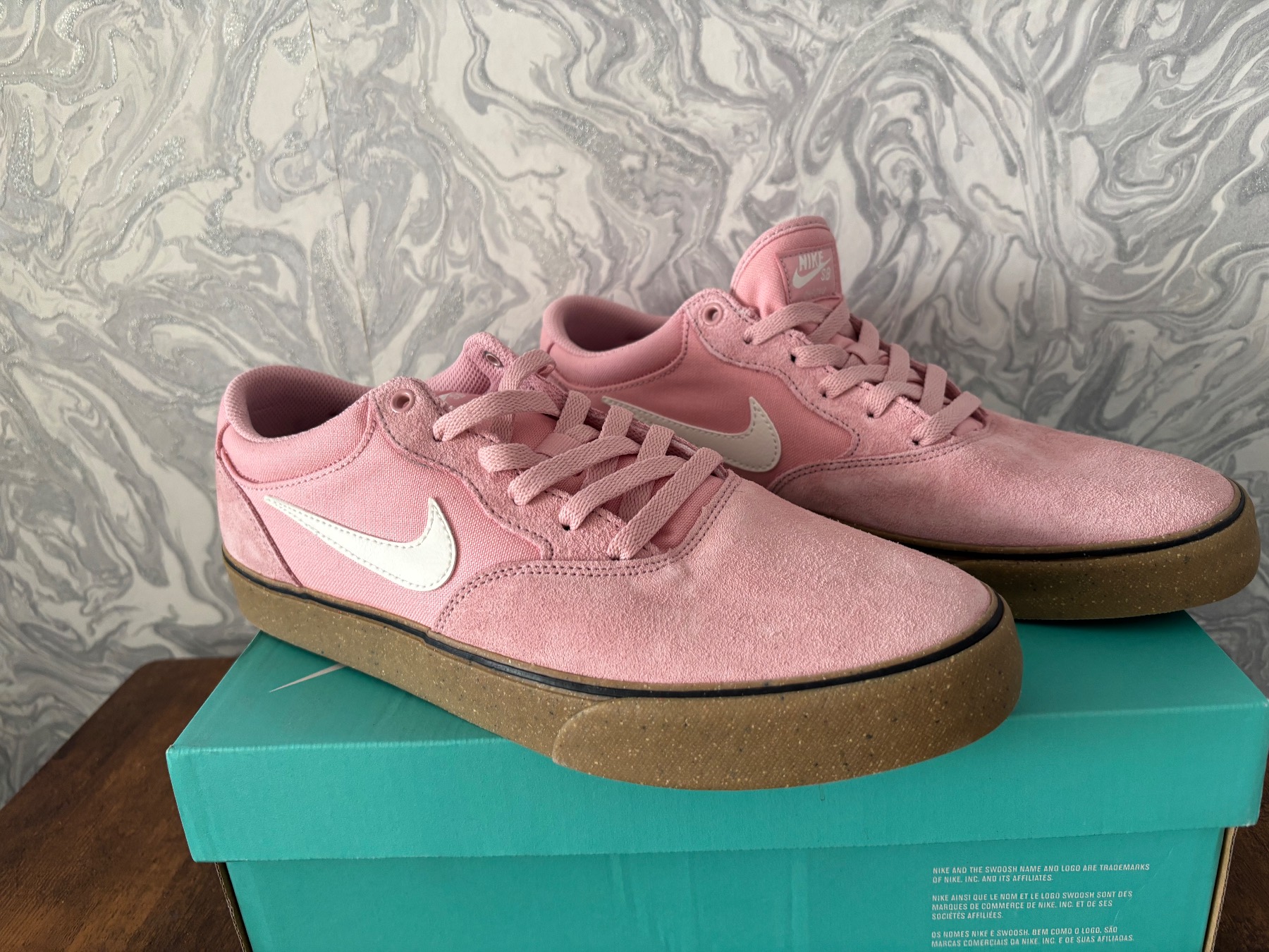 ✨ Brand New Nike SB Chron 2 | Pink Glaze / Sail | UK 9.5 / EU 44.5 | Boxed