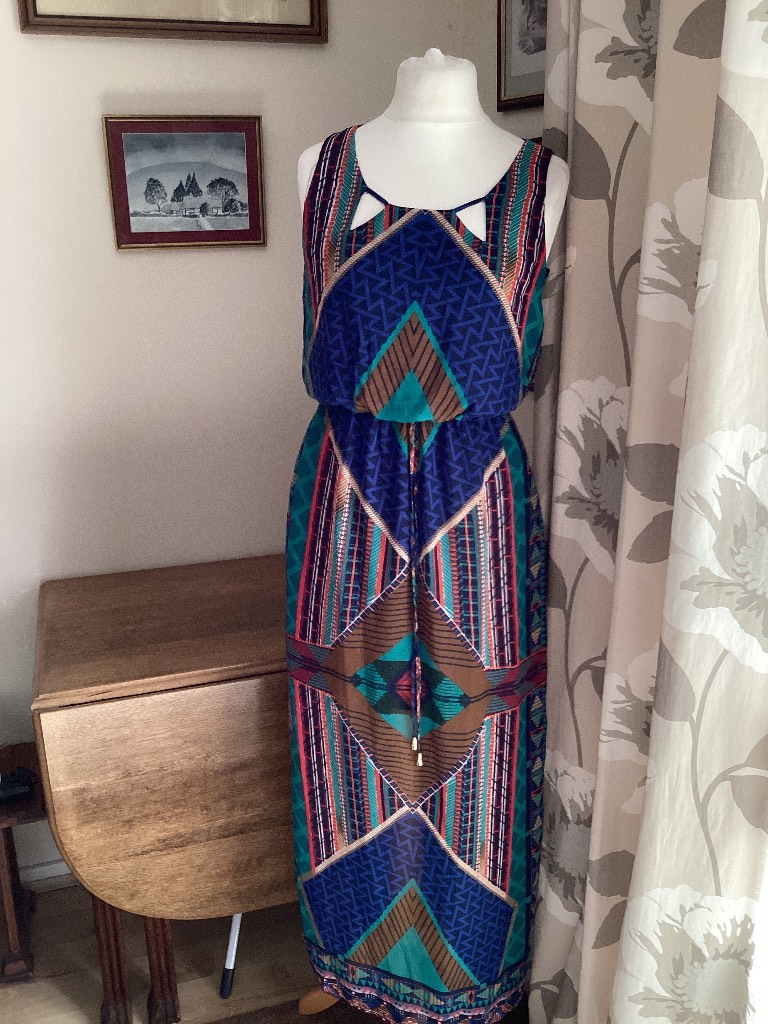 Geometric Pattern Dress