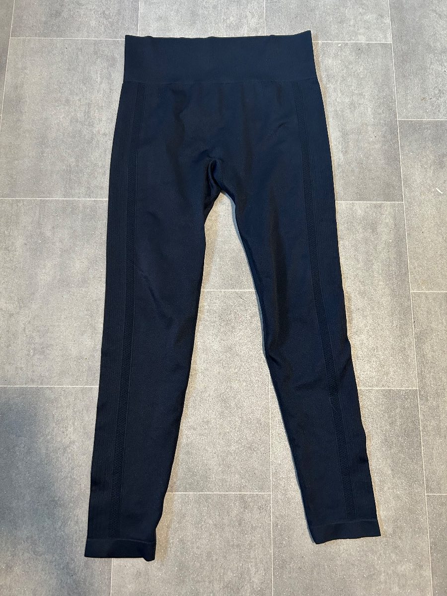 Primark black ribbed workout leggings