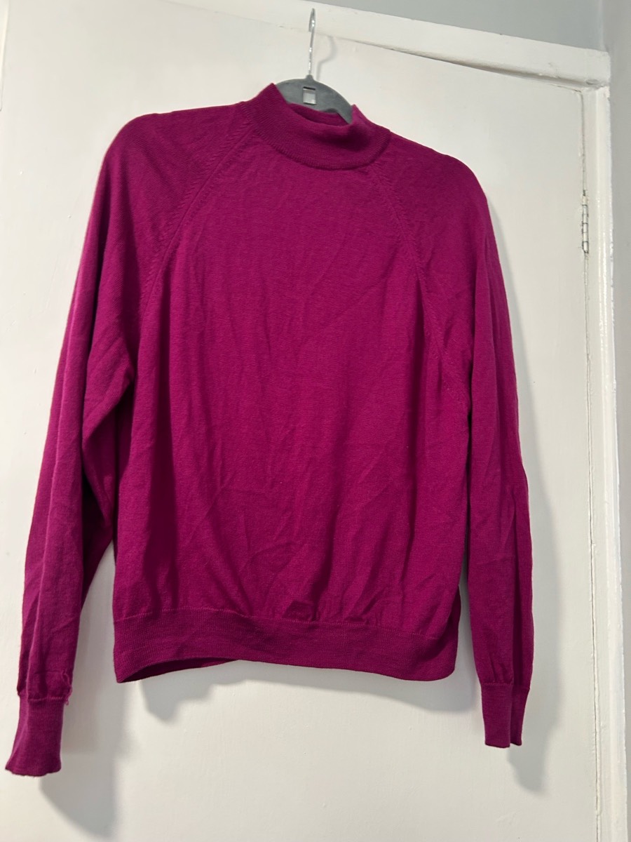 Size 16 magenta purple pink coloured knitted jumper