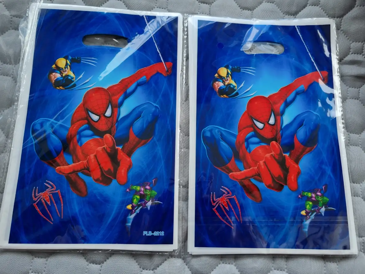60 spiderman party bags