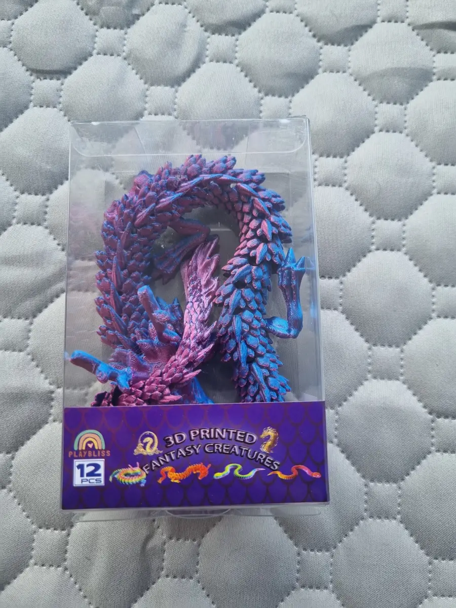 3d printed creatures dragon