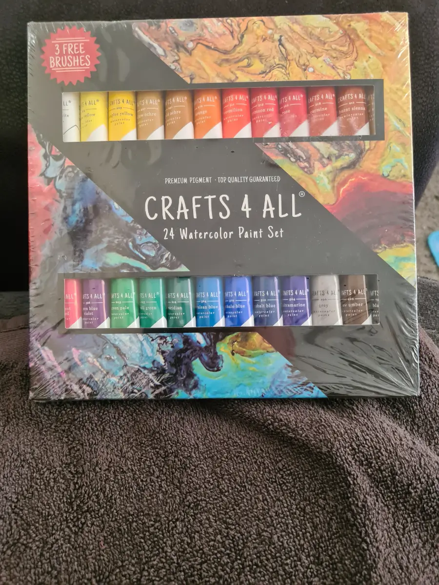 Crafts 4 all 24 watercolour paint set