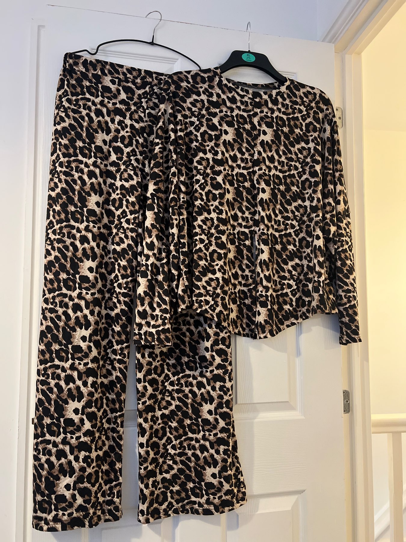 Ladies leopard printed coord set/halloween theme