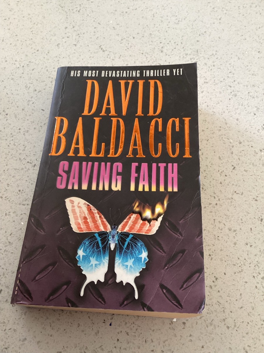 David Baldacci Paperback Saving Faith