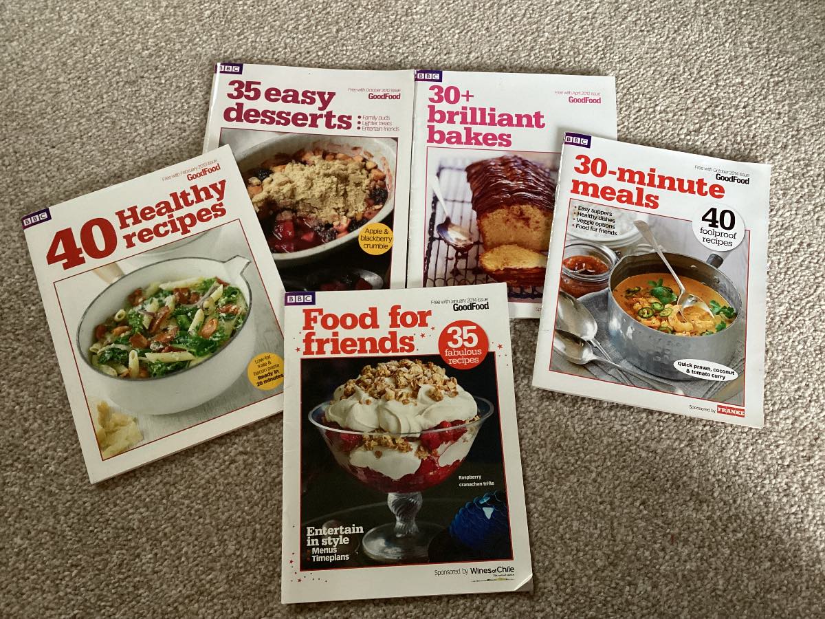 Good Food Recipe/Cook Books Small Thin Paperbacks x 5 170+ Recipe Ideas