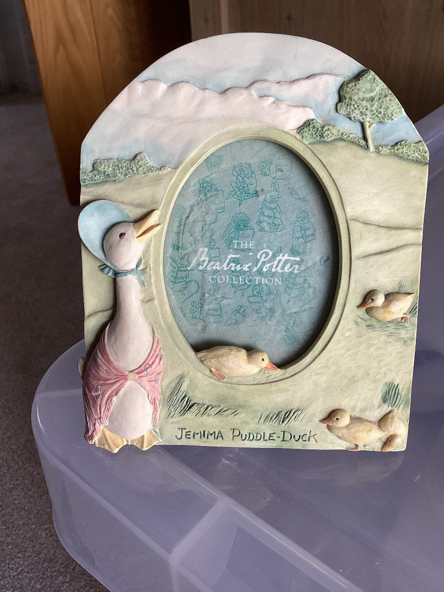 Border Fine Arts Small Ceramic Beatrix Potter Collection Jemima Puddle-Duck Photo Frame