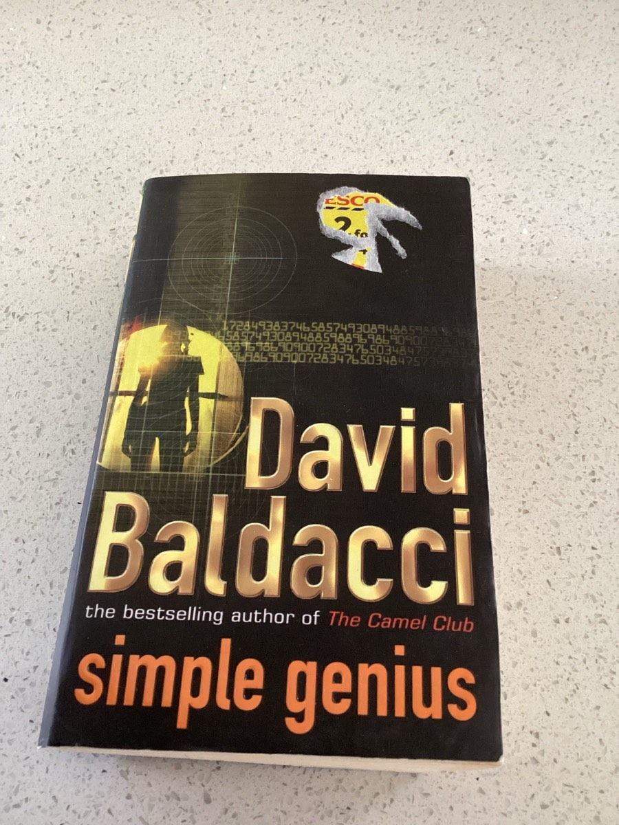 David Baldacci Thick Paperback Simple Genius