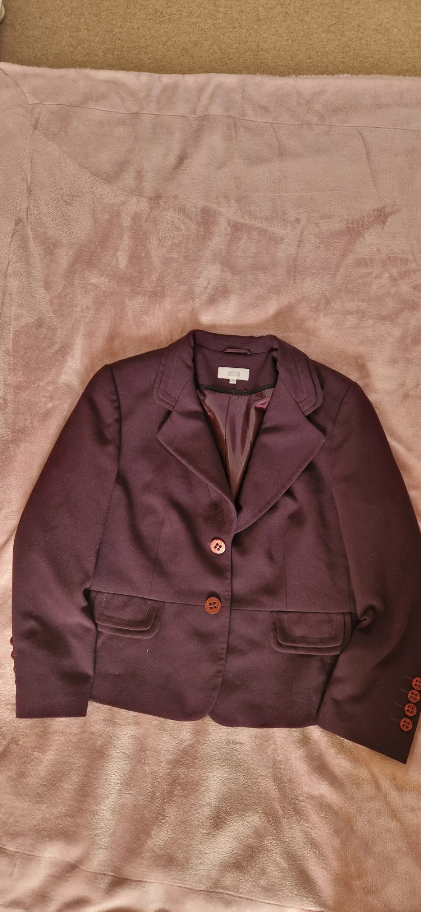 M&S Blazer size 20 plum color