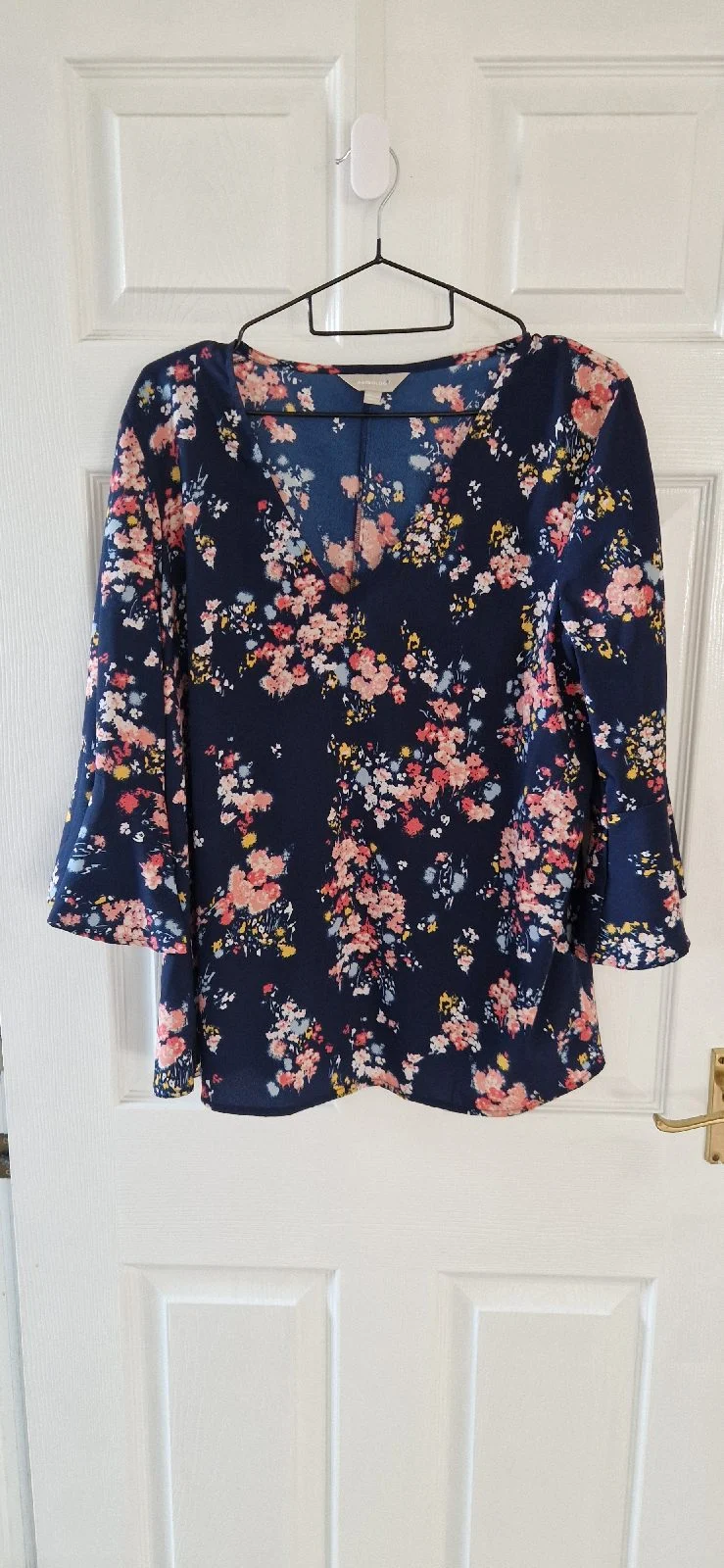 Anthology 3/4 flare sleeve blouse size 16