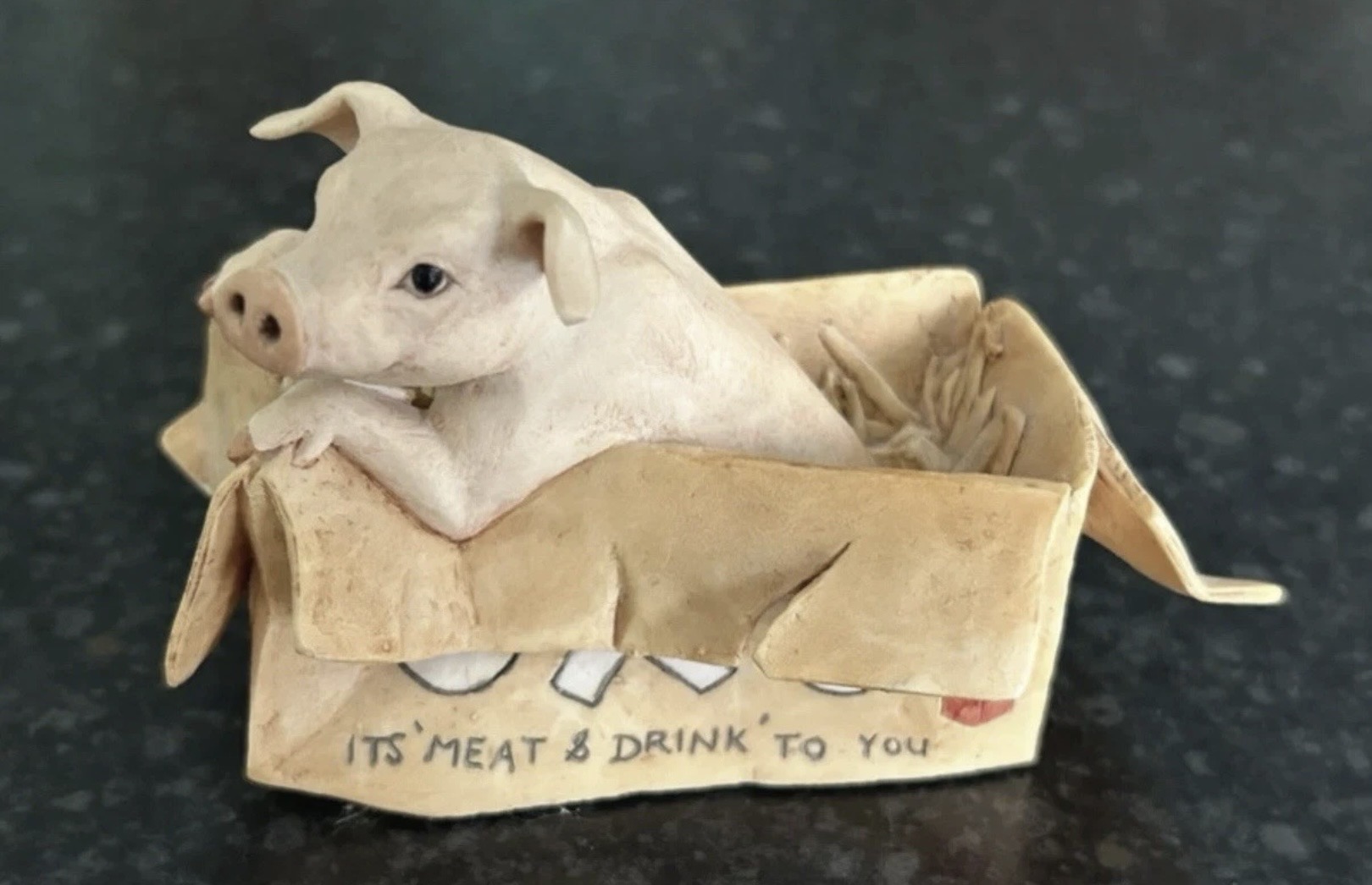 Nugent Pig in a OXO Crate Ornament