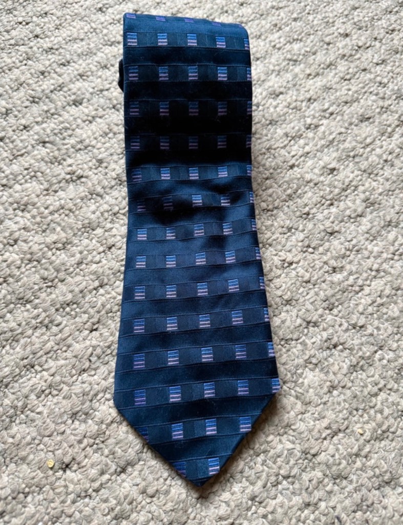 Square Pattern Vintage Tie