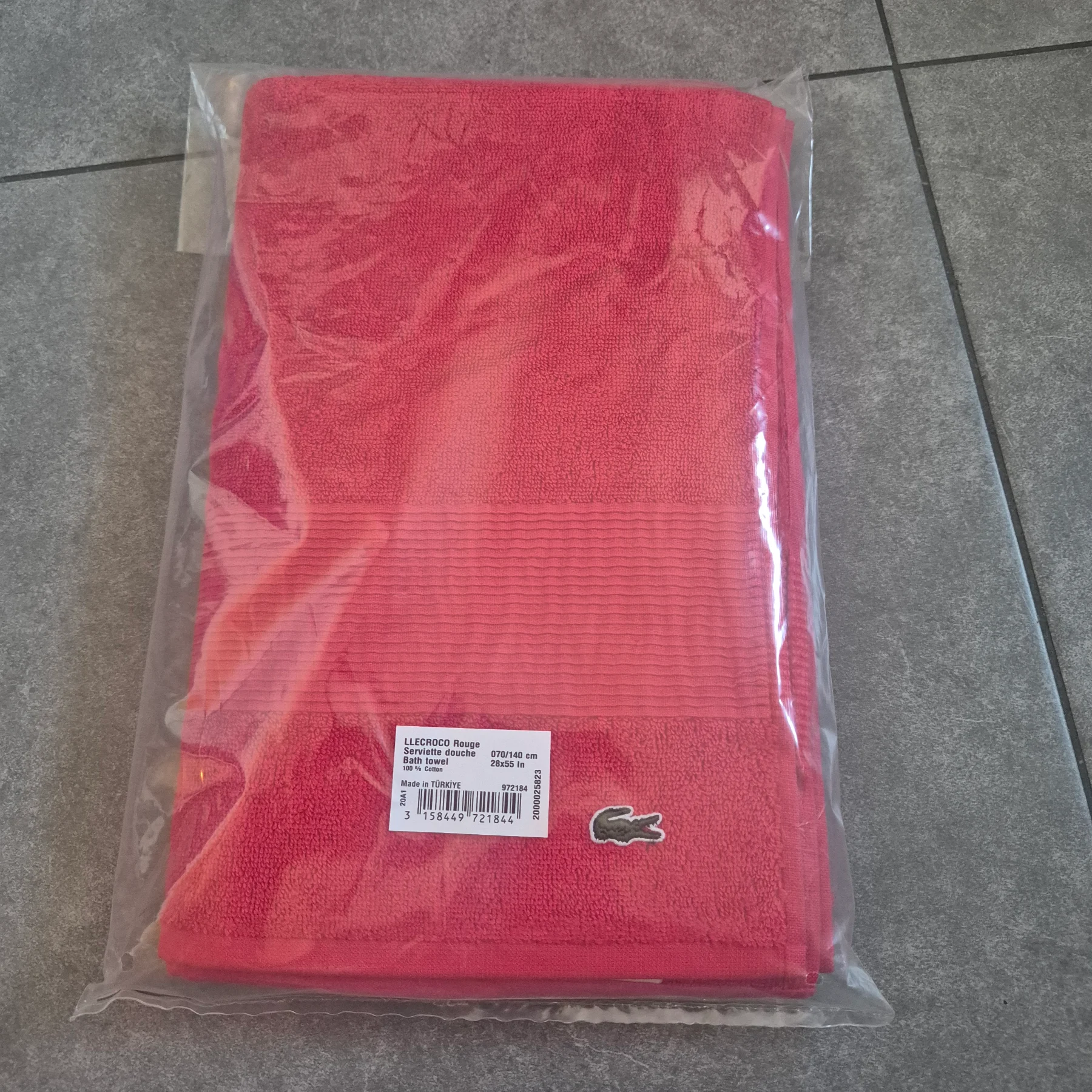 Lacoste towel