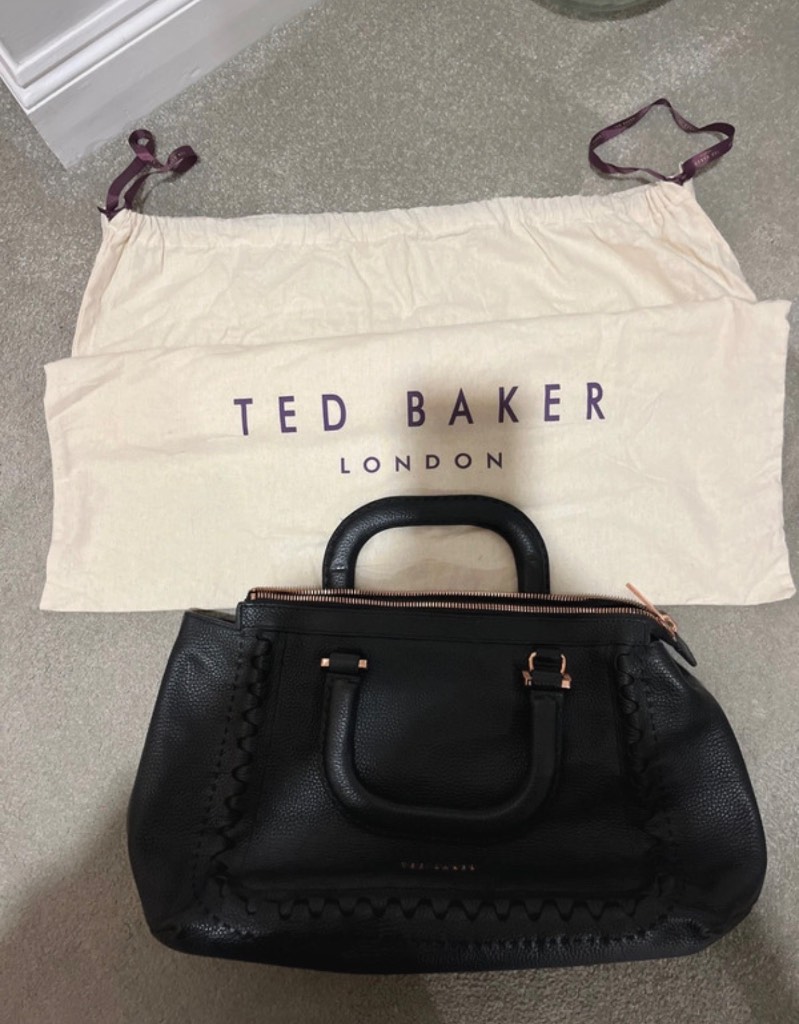 Ted Baker Black Leather Bag