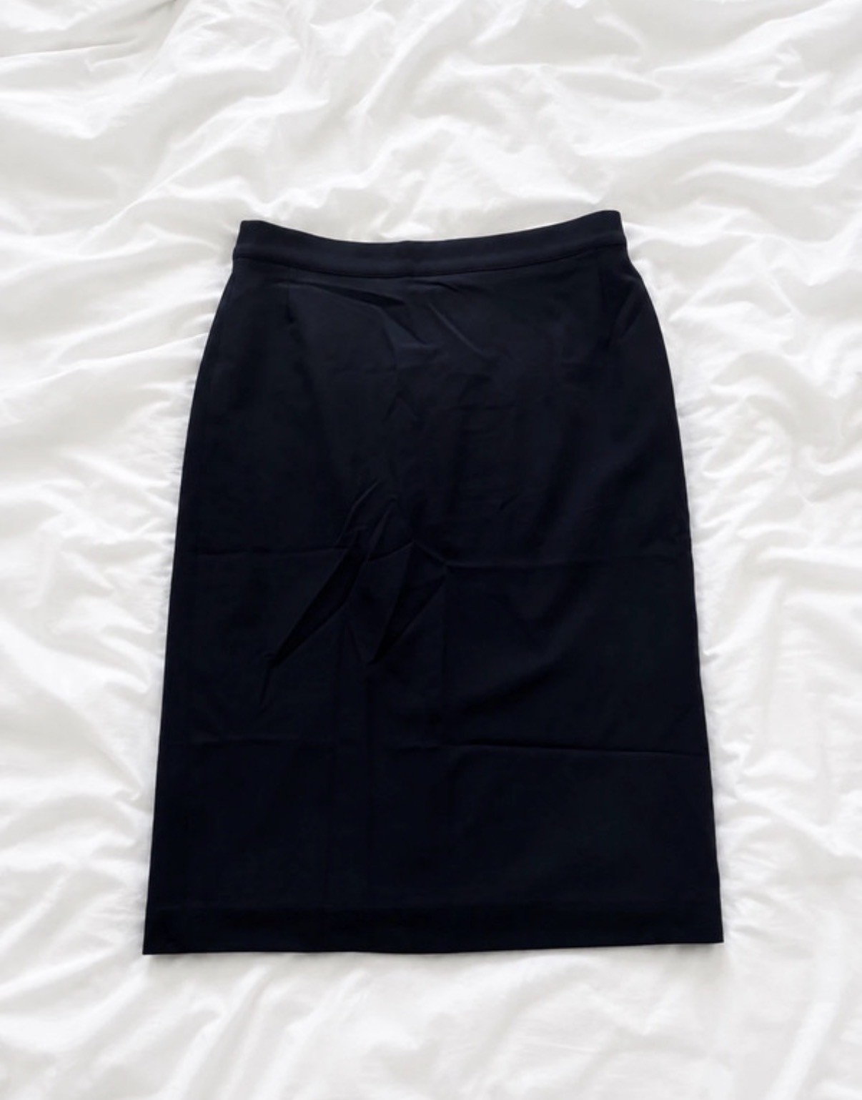 Marks & Spencer navy midi pencil skirt size 12