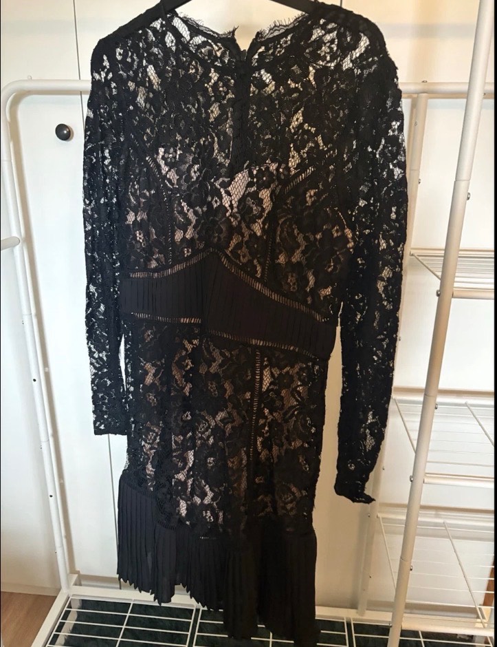 Very Black Lace Dress