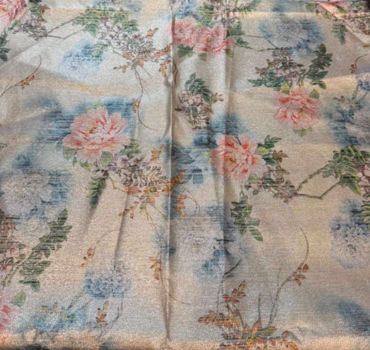 2 meter lurex jacqcard fabric 58”