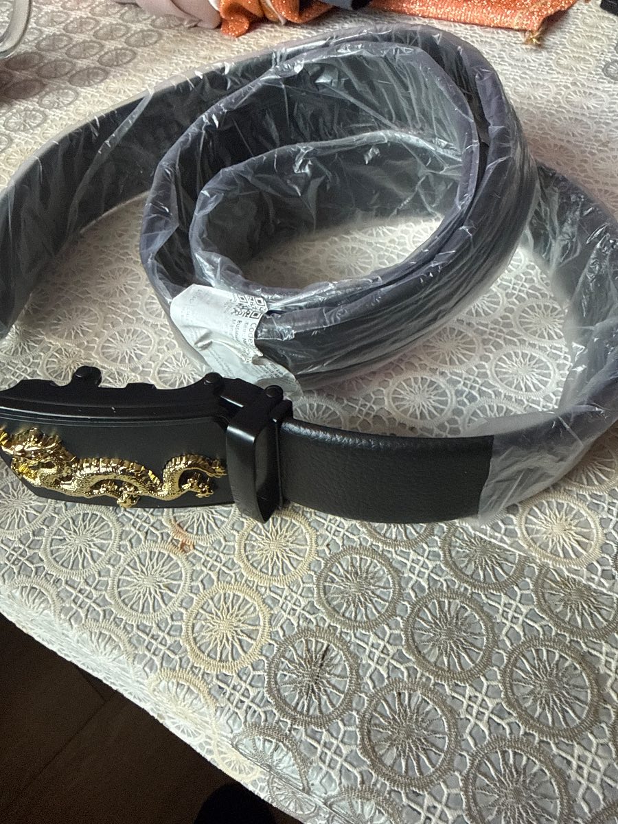 Black dragon buckle belt  44” lenght