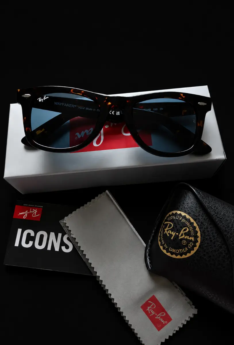 Ray ban wayfarer Havana hand made in Italy