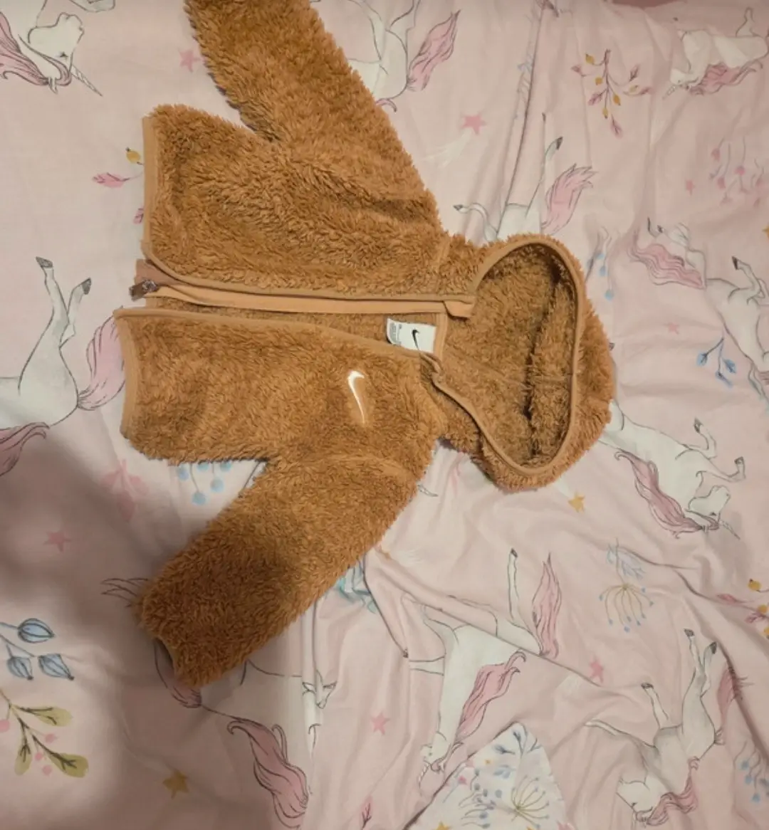 Nike teddy hoodie