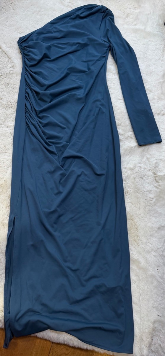 Zara long asymmetrical dress