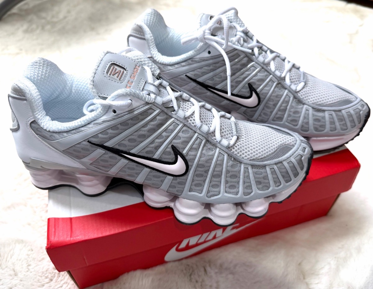 White Nike Shox Trainers