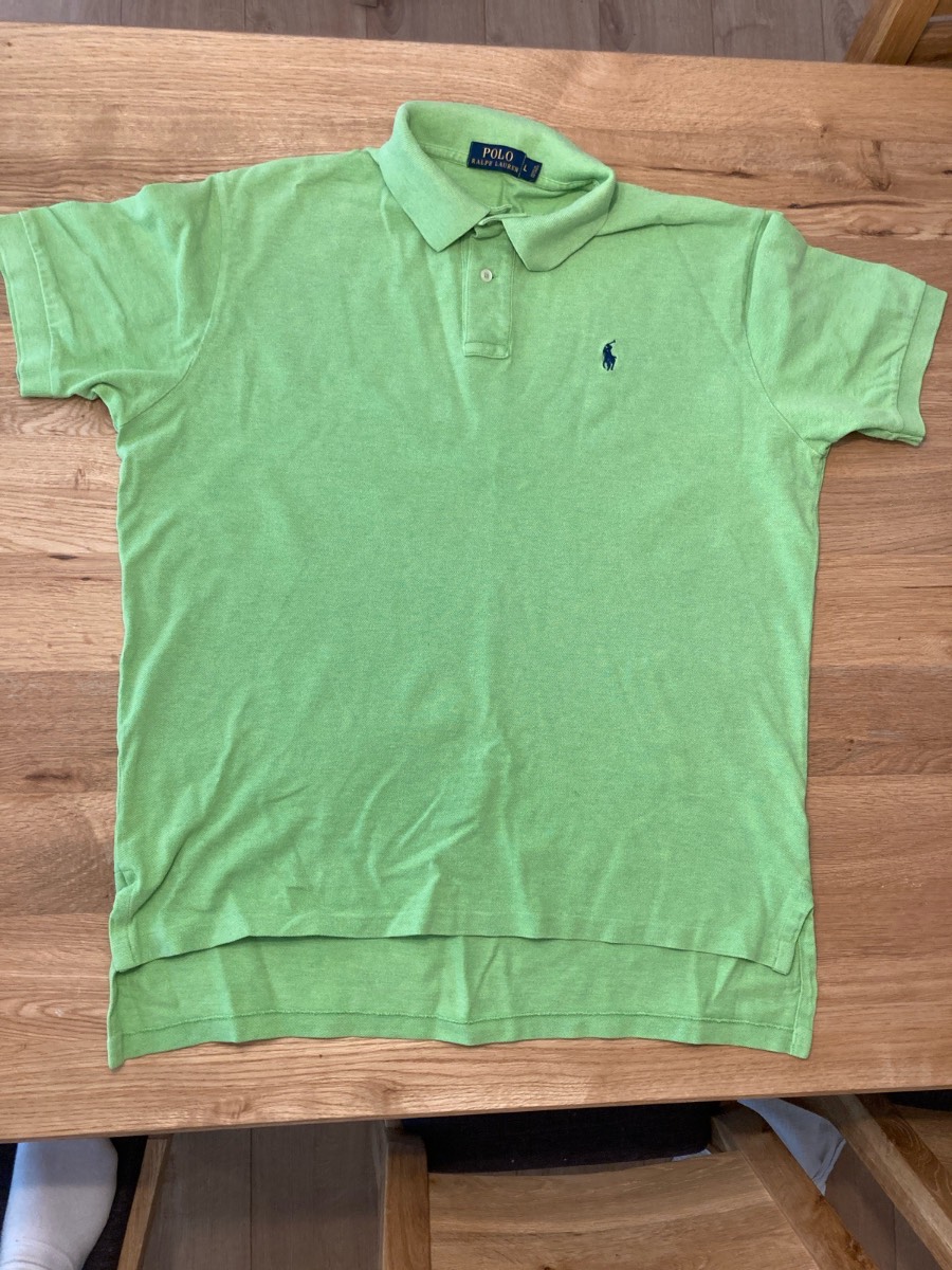 Men’s green Ralph Lauren polo top