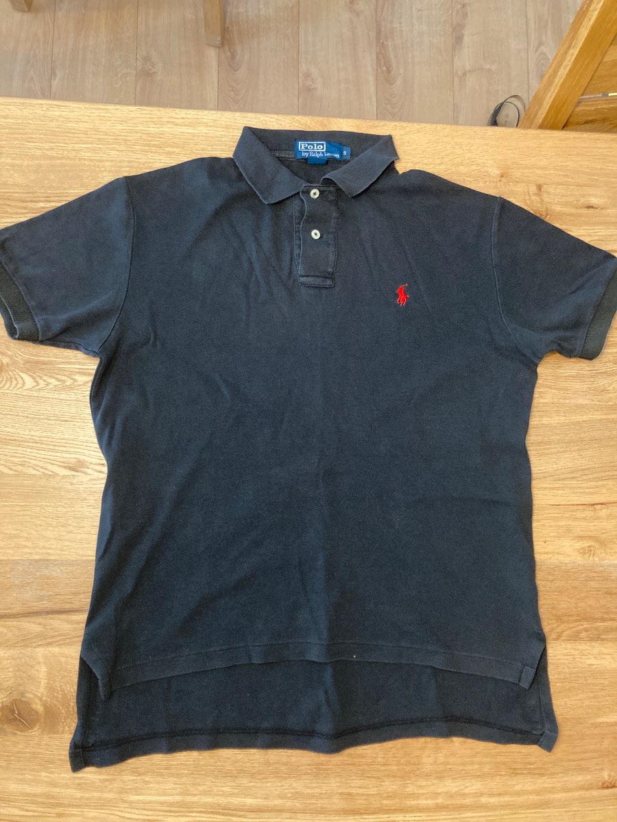 Men’s black Ralph Lauren polo shirt