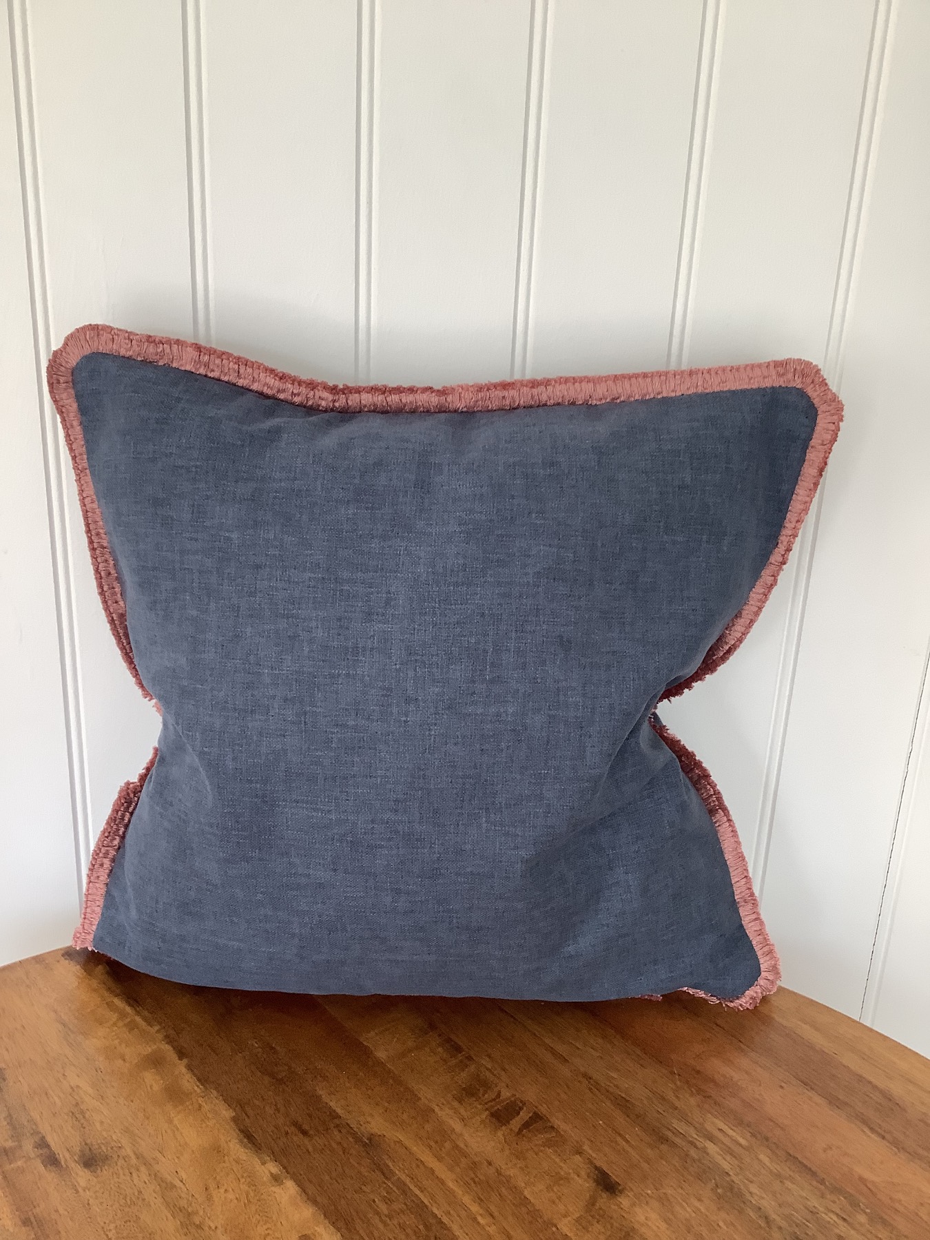 Blue cotton scatter cushion cover 45 x45