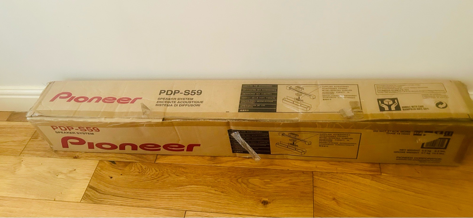 Pioneer PDP-S59 TV Speakers New Boxed with All Fittings 18W Working condition