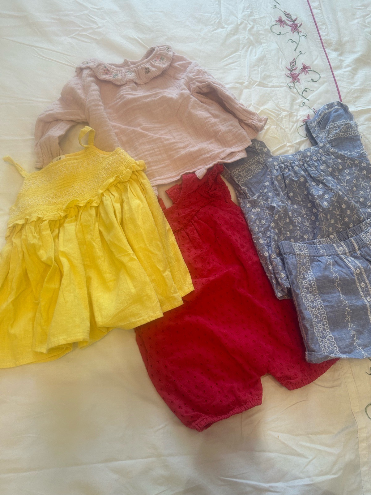 Next H&M’s Bundle of Baby Girls Summer Outfits 6-9 Months Excellent Condition