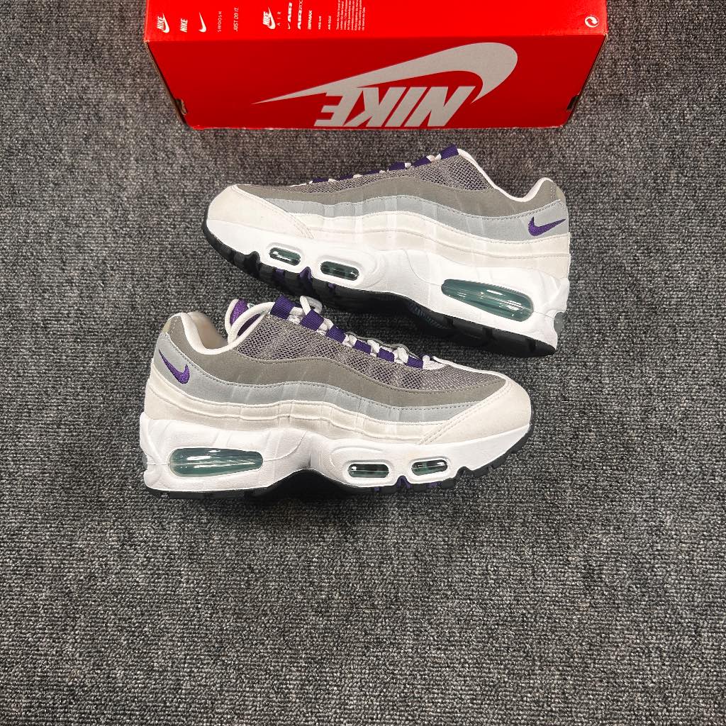 Women’s Nike Air Max 95 OG Big Bubble ‘White/Court Purple’ | HJ5996 100 | UK 3
