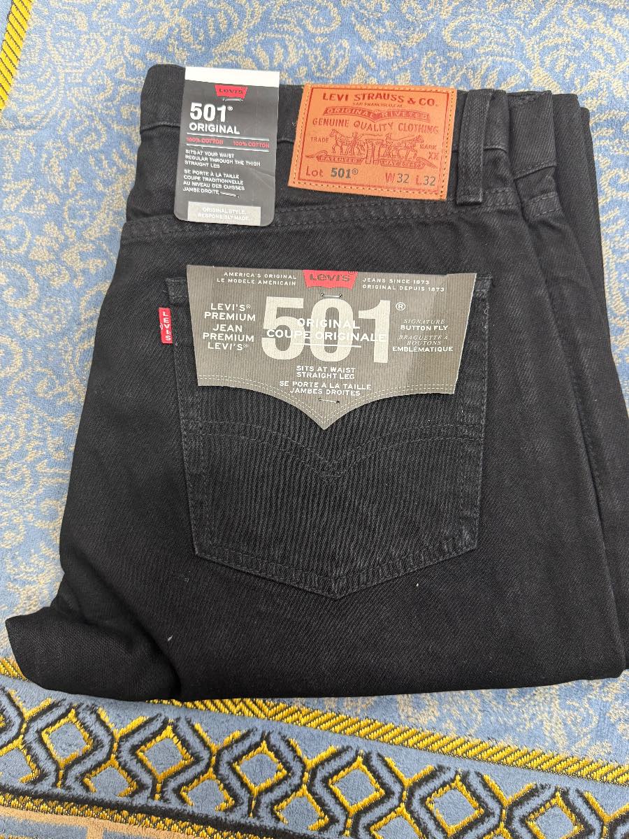 Levi’s 501 Men’s Jeans – W32 L32 – black– Brand New with Tags