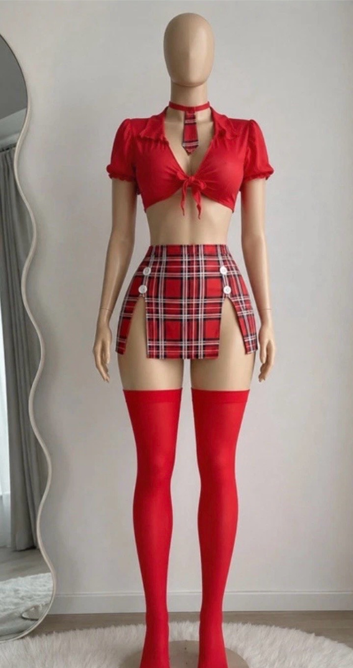 Cos play school girl