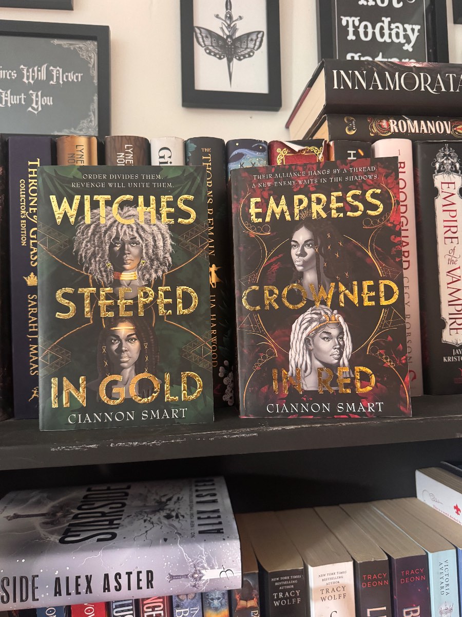 Ciannon Smart Bundle | Witches Steeped in Gold & Empress Crowned in Red | Paperback Fantasy Duology