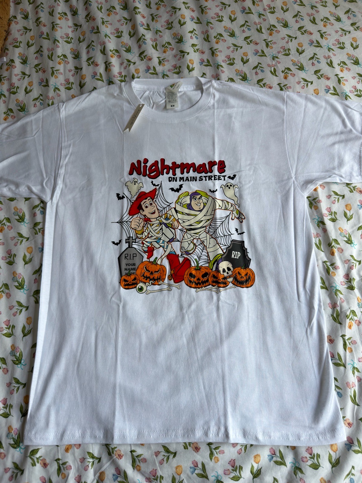 Disney Toy Story Woody Buzz halloween tshirt