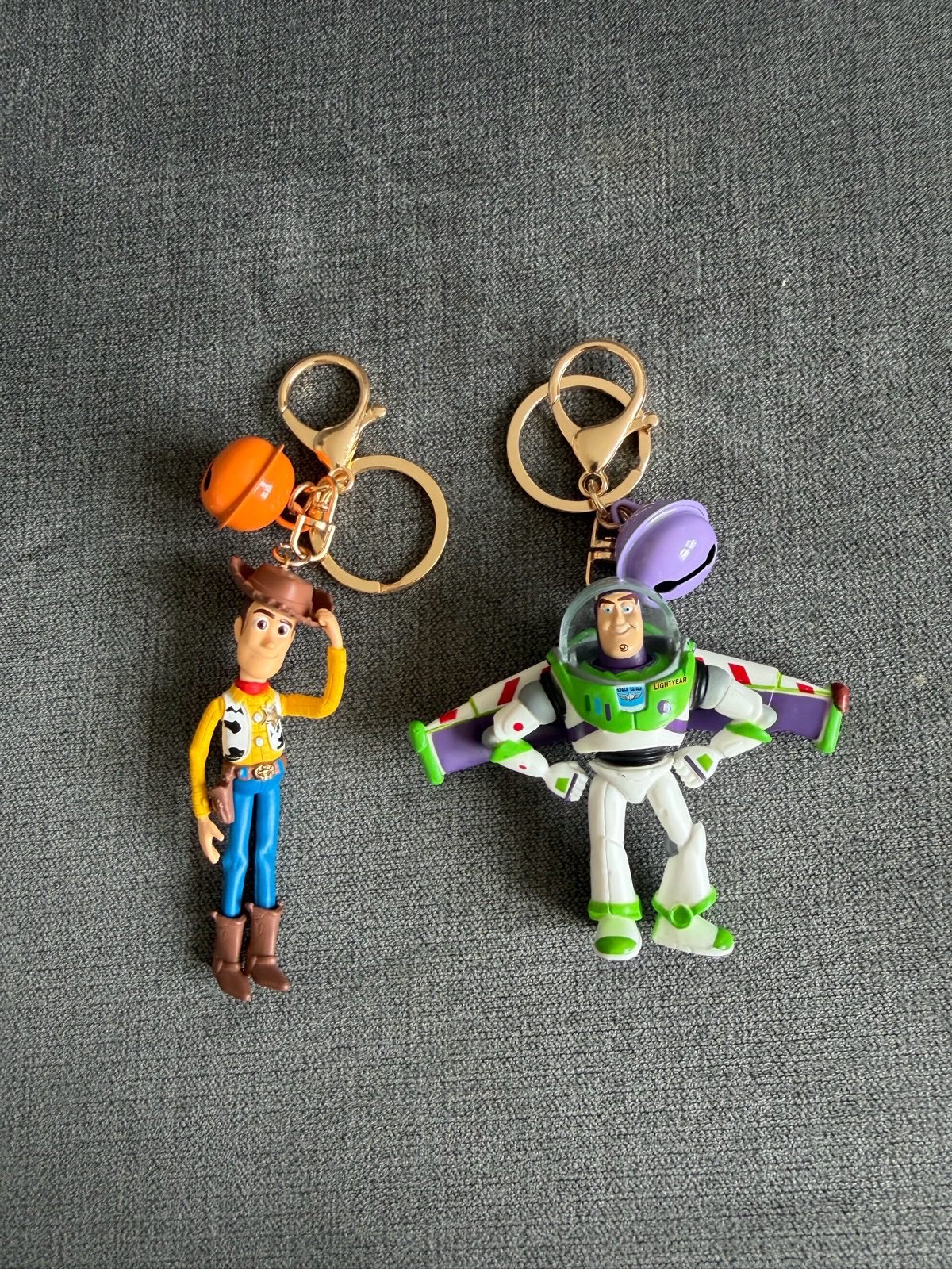 Disney Woody and Buzz keyring set
