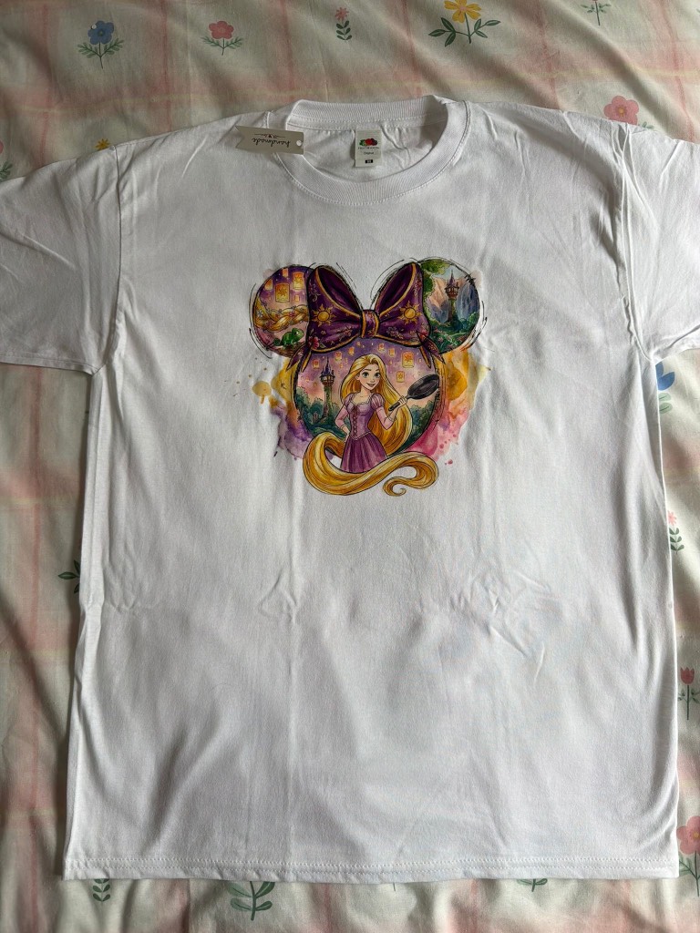 Disney Princess Tangled Rapunzel cute tshirt