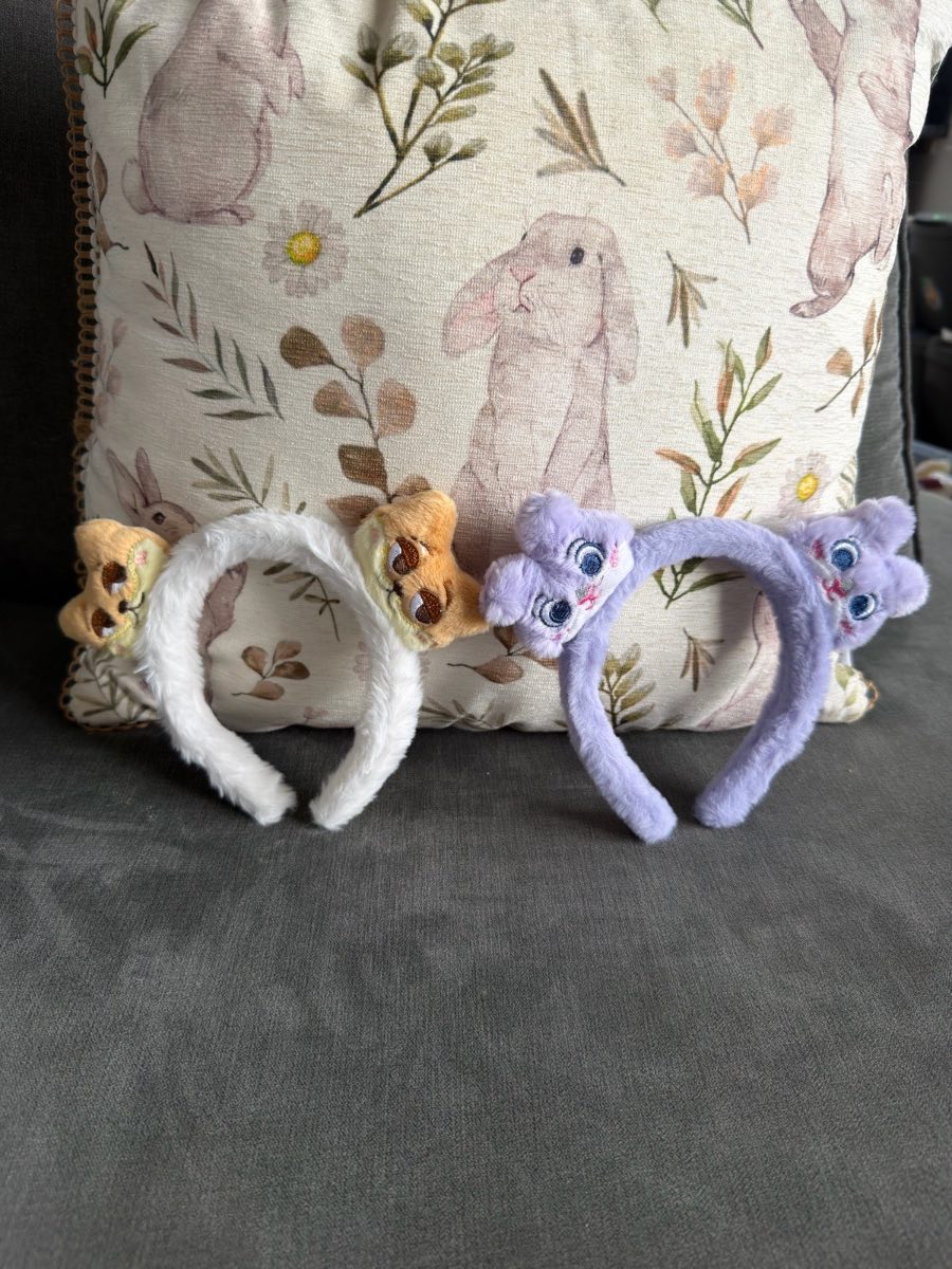 2 x Disney ears zootopia nick wilde and judy hopps park ears