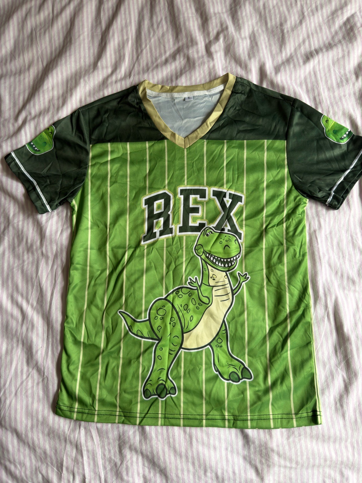 Disney Rex Toy Story jersey top