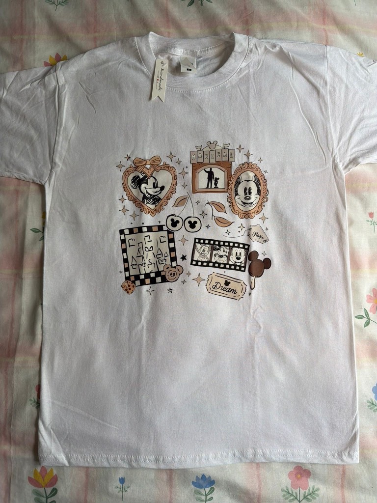 Disney Mickey Mouse and Walt cute tshirt