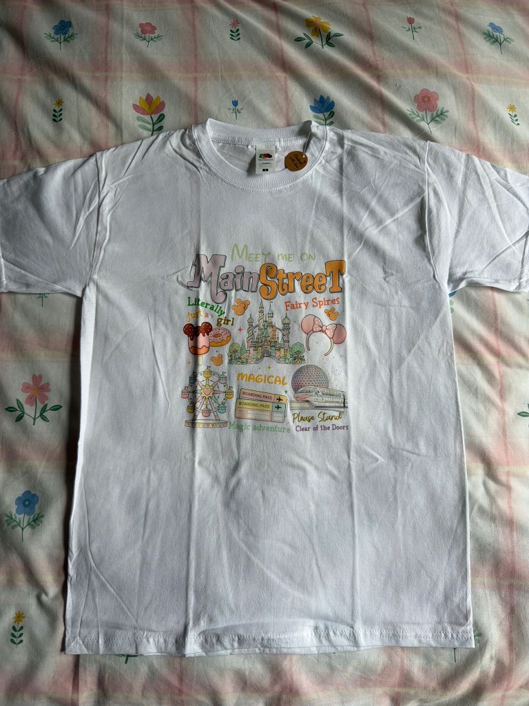 Disney Main Street cute tshirt