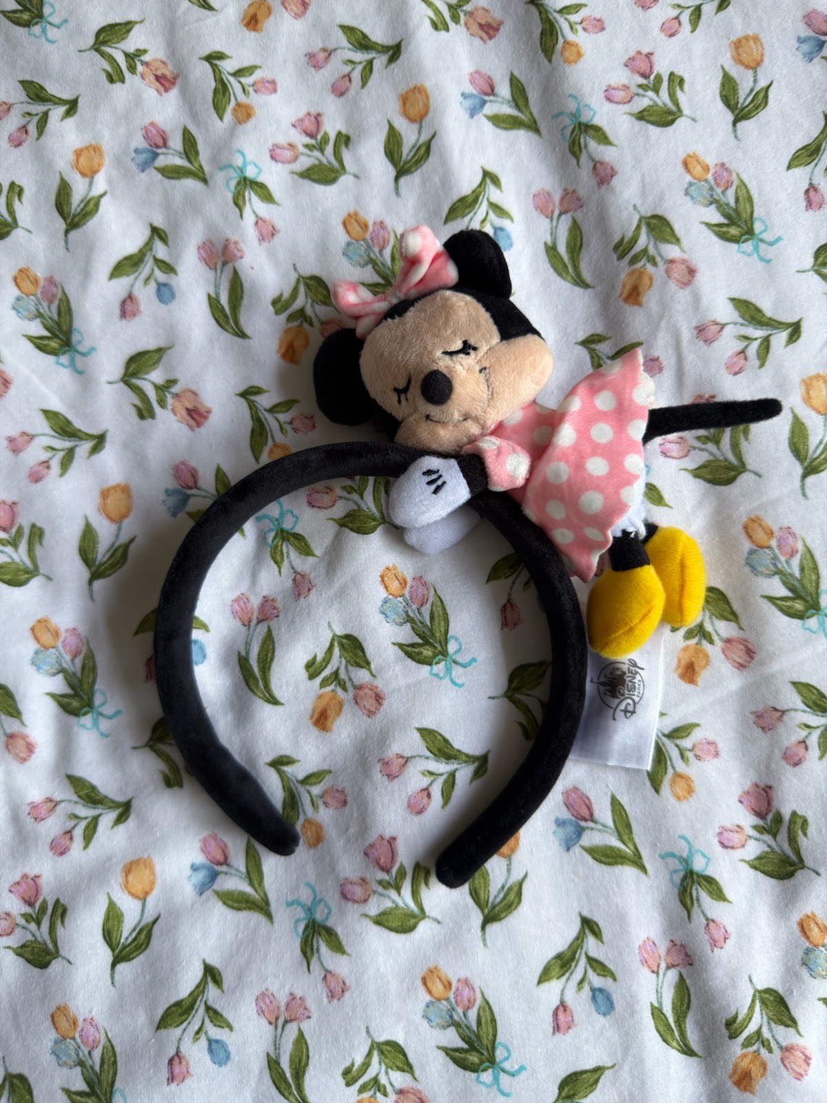 Disney cute sleeping Minnie Mouse park ears