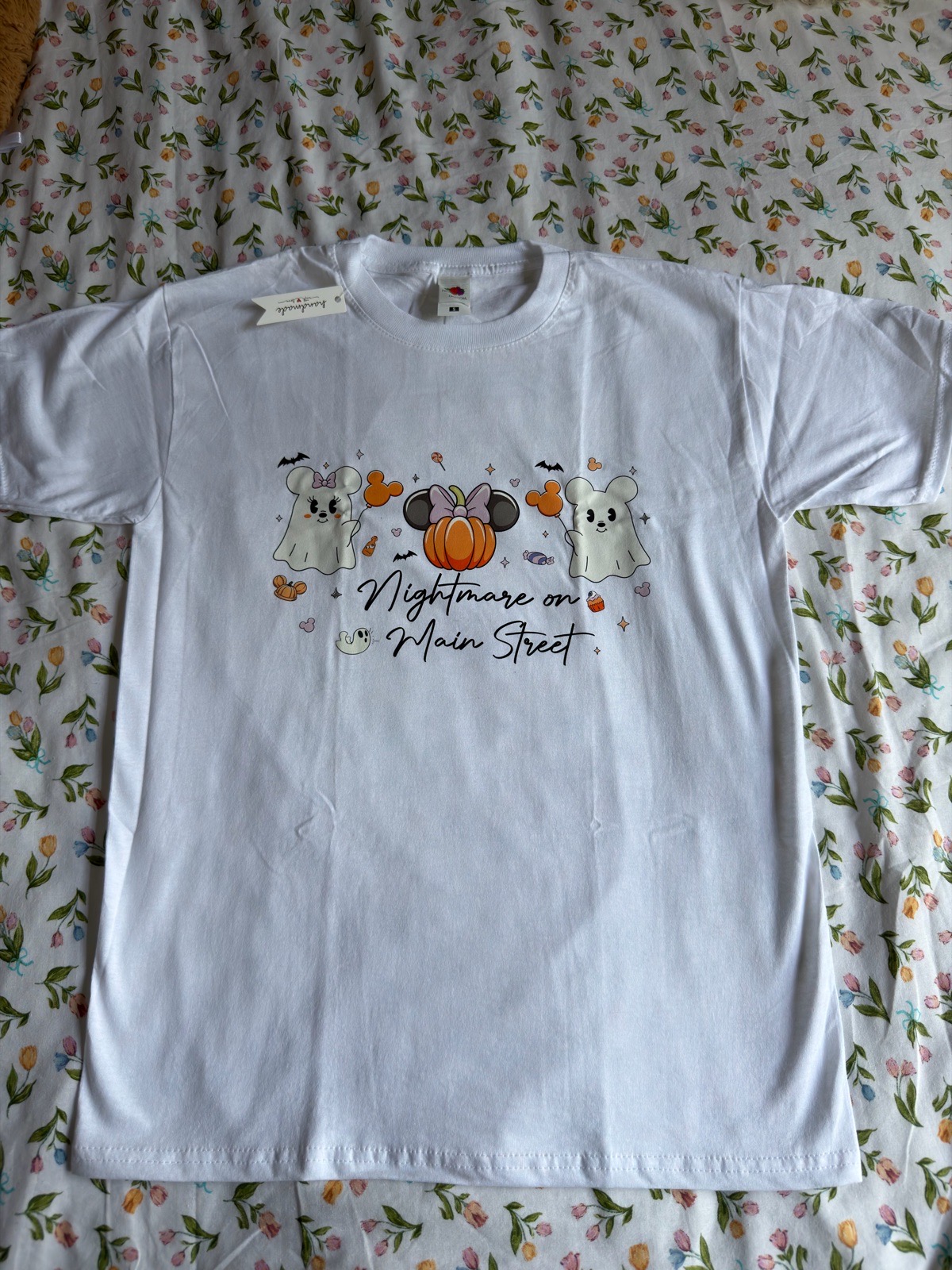 Disney mickey minnie mouse ghosts nightmare on main street halloween tshirt